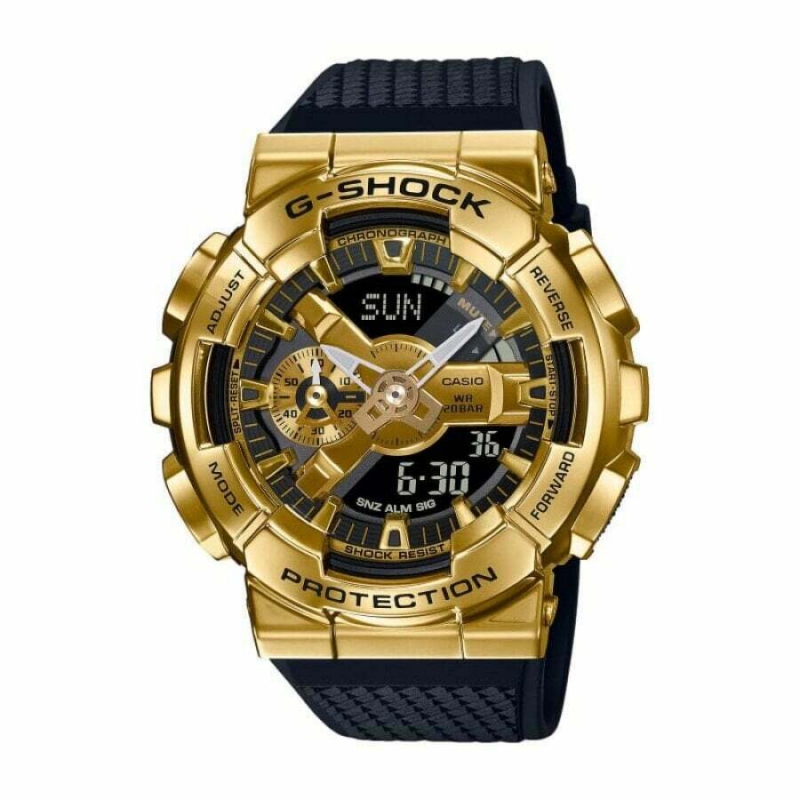 La passione per il tempo - - GM-110G-1A9ER Casio G-Shock Cassa Gold  Cinturino Nero Sportivo Limited Style New