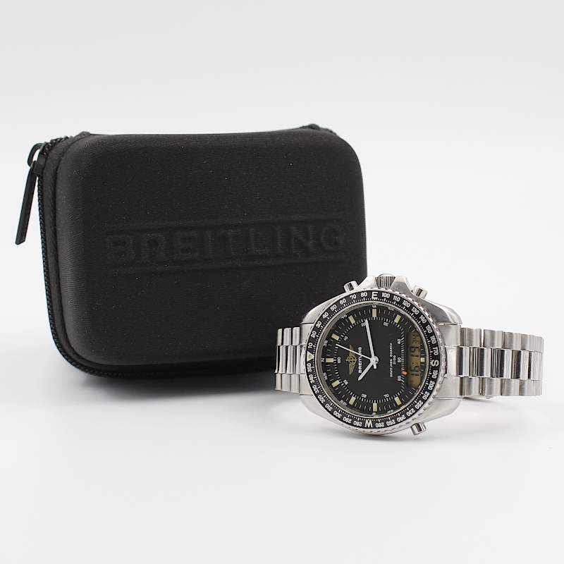 Breitling Pluton Navitimer quartz 3100 ref A51037 rigenerato a 1.100 Breitling Pluton Navitimer quartz 3100 ref A51037 rigenerato a 1.100