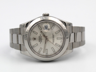 ROLEX Datejust Ref. 116300 41mm FULL SET Quadrante Silver 