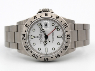 Rolex Explorer II Full Set Ref. 16570 Anno 2007 Quadrante Bianco