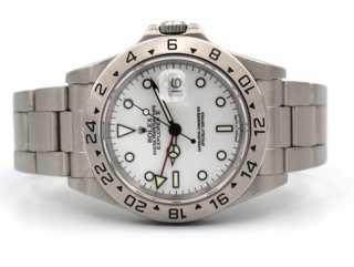 Rolex Explorer II Ref. 16570 Corredato di Perizia Quadrante Bianco 40mm