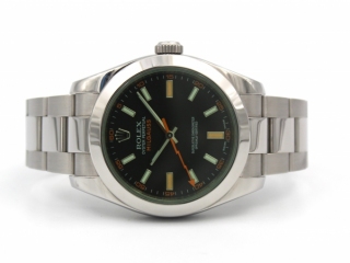 Rolex Milgauss Ref. 116400 GV anno 2010 Vetro Zaffiro Verde con GARANZIA