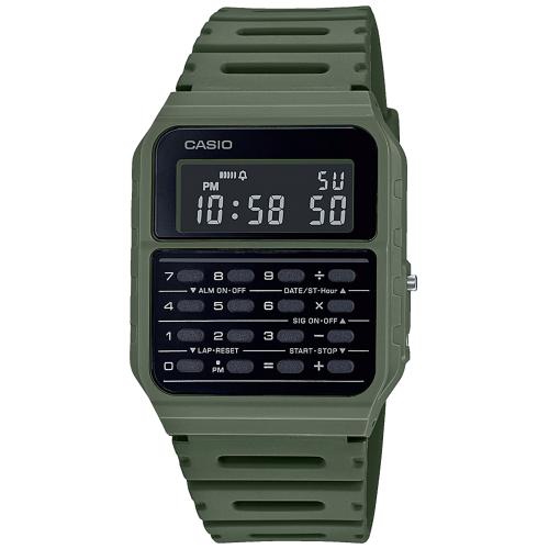 La passione per il tempo - - Orologio Casio Vintage CA-53WF-3BEF Verde  Militare Novità Calcolatrice Unisex